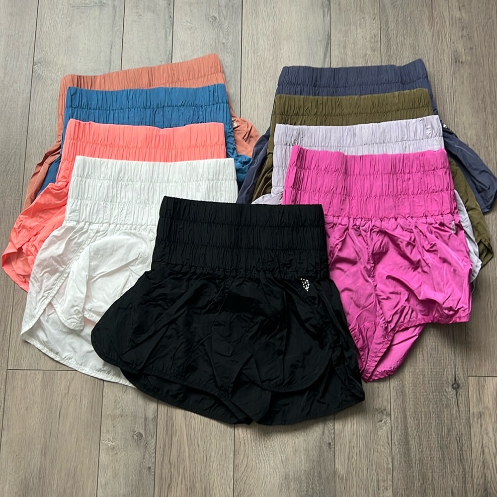 Lot of 9 Free People Movement The Way Home Shorts, XS